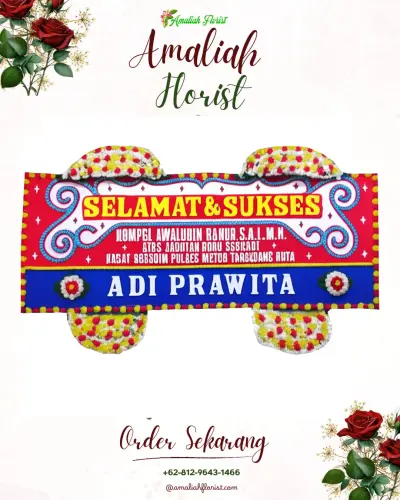 Karangan Bunga Ucapan Selamat di Argasoka