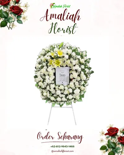 Krans Bunga Duka Cita di Argasoka