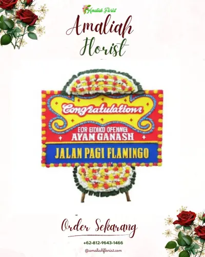Bunga Papan Congratulation di Argasoka